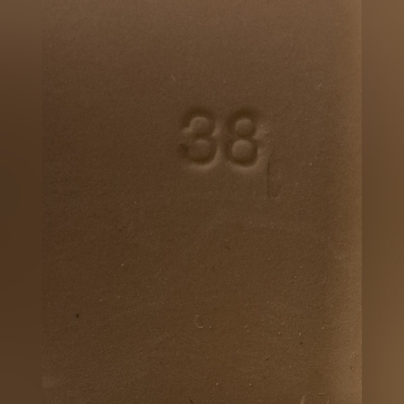 Castaner Metallic Gold Silk & Jute Wedge Boho Neutral Peep Toe Heel Shoe SZ 38 - Picture 9 of 9